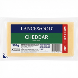 LANCEWOOD Cheddar Cheese 900g